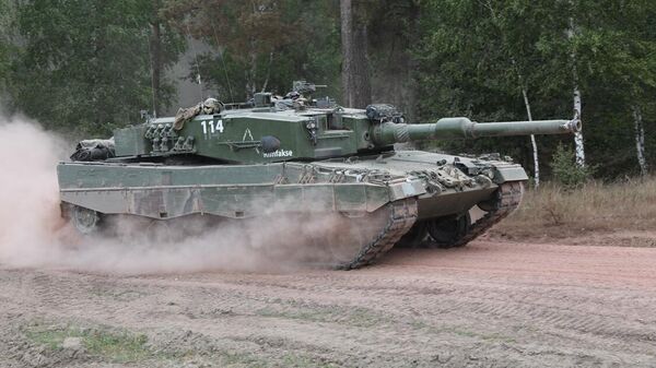 Немецкий танк  Leopard 2 A4M - اسپوتنیک افغانستان  