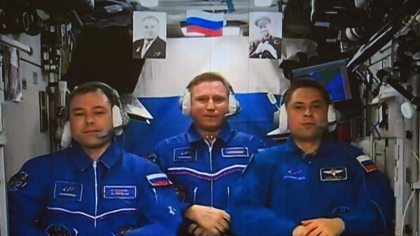 Трансляция пресс-конференции с российским экипажем 69-й длительной экспедиции на МКС - اسپوتنیک افغانستان  