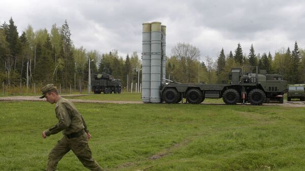 ЗРК С-400 Триумф на учениях подразделений ракетного полка в Московской области - اسپوتنیک افغانستان  