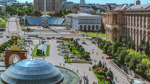Вид на площадь Независимости в Киеве, Украина - اسپوتنیک افغانستان  