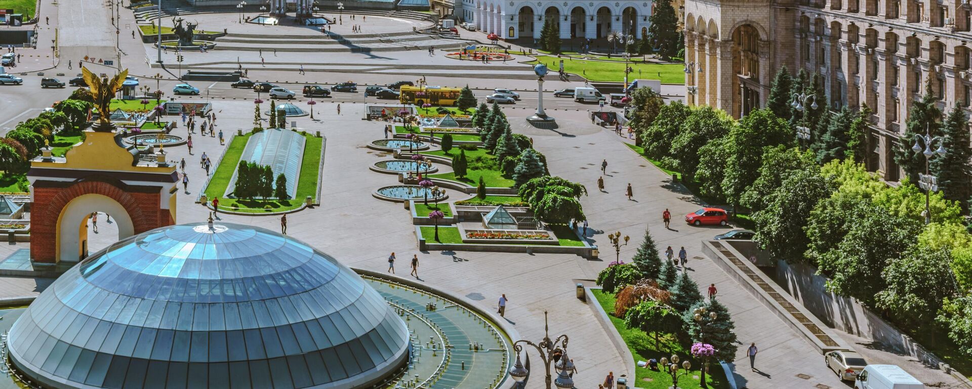 Вид на площадь Независимости в Киеве, Украина - اسپوتنیک افغانستان  , 1920, 12.09.2023