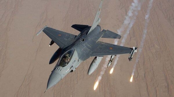 Истребитель F-16 ВВС Бельгии - اسپوتنیک افغانستان  