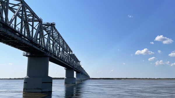 Трансграничный мост через реку Амур из России в Китай - اسپوتنیک افغانستان  