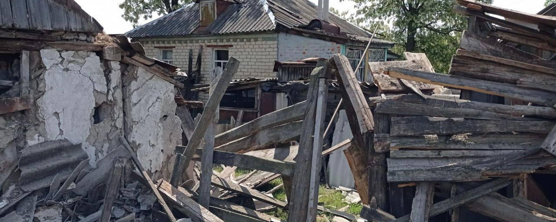 Обстрел ВСУ села Новопетровка Валуйского городского округа - اسپوتنیک افغانستان  , 1920, 21.09.2023