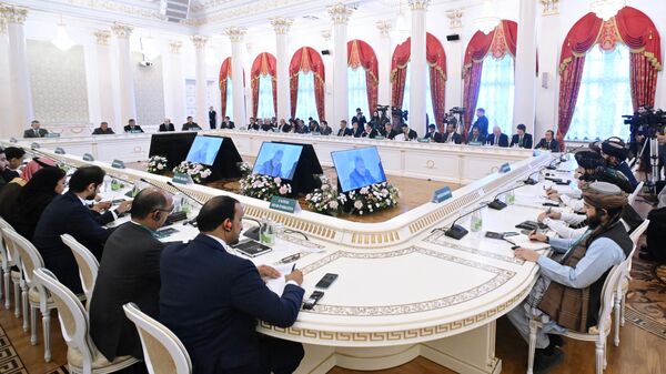 Участники V заседания Московского формата консультаций по Афганистану - اسپوتنیک افغانستان  