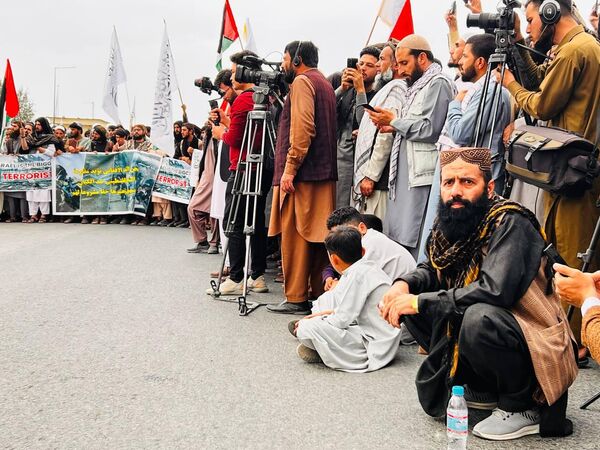 تجمع ضد اسرائیلی در کابل - اسپوتنیک افغانستان  