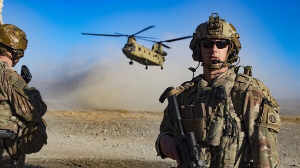 Американские военные на юго-востоке Афганистана  - اسپوتنیک افغانستان  