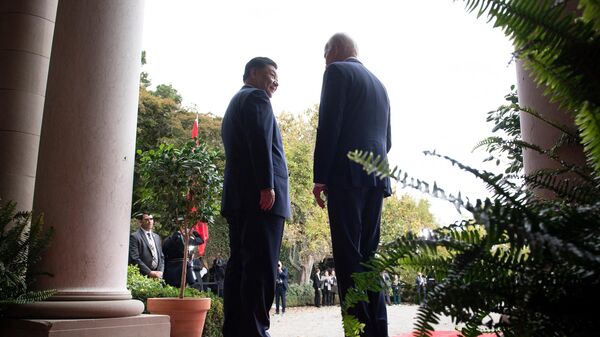 Встреча председателя КНР Си Цзиньпина и президента США Джо Байдена на полях саммита АТЭС в Сан-Франциско - اسپوتنیک افغانستان  