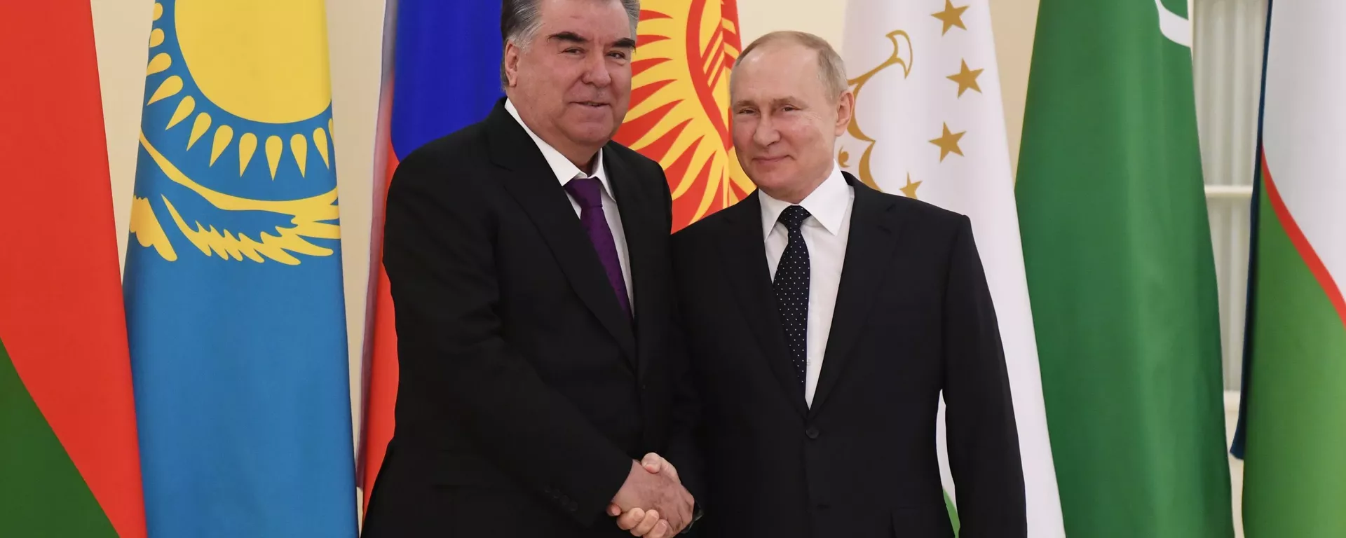 Президент РФ Владимир Путин и президент Таджикистана Эмомали Рахмон - اسپوتنیک افغانستان  , 1920, 21.11.2023