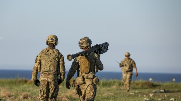 Американские военные на учениях Saber Guardian. Архивное фото - اسپوتنیک افغانستان  