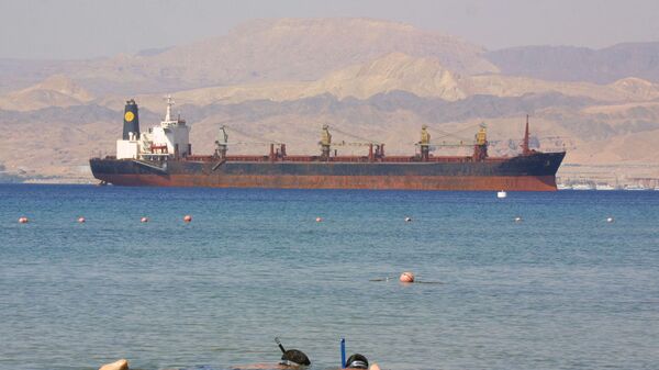 Грузовое судно в Красном море  - اسپوتنیک افغانستان  