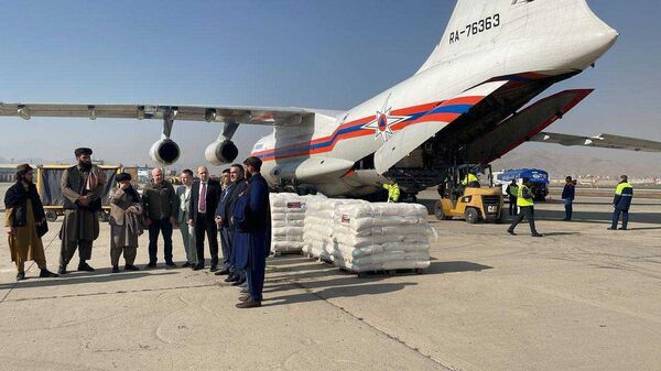 کمک های بشردوستانه ای روسیه به زلزله زدگان هرات  - اسپوتنیک افغانستان  