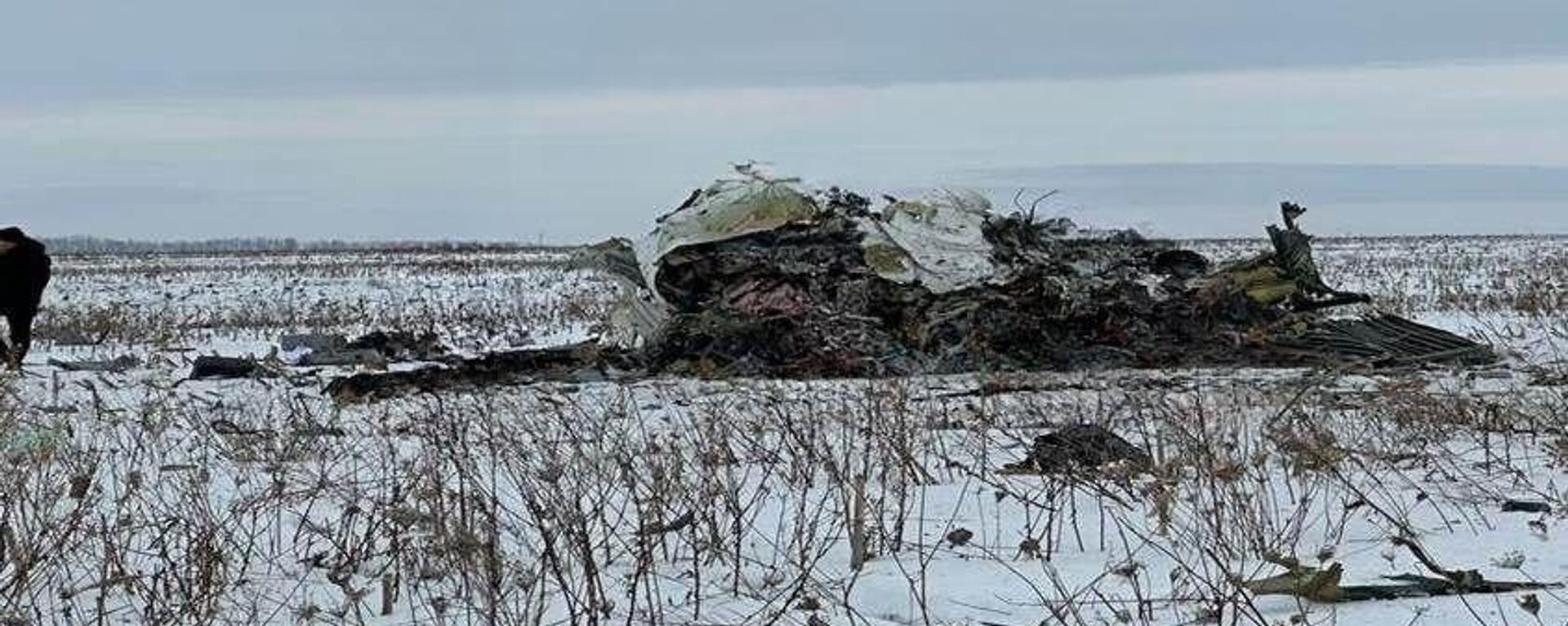 Место падения самолета Ил-76 в Белгородской области - اسپوتنیک افغانستان  , 1920, 31.01.2024