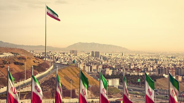 Иранские флаги, Тегеран - اسپوتنیک افغانستان  