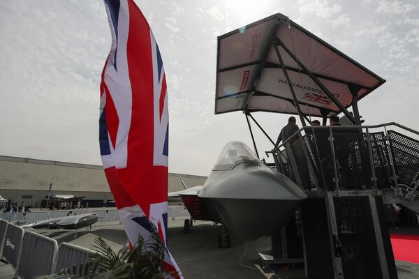 نمونه نخستین جنگنده نسل ششم «تمپست» (بریتانیا) در دومین نمایشگاه جهانی دفاع در ریاض. - اسپوتنیک افغانستان  