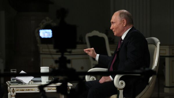 Президент РФ Владимир Путин дал интервью американскому журналисту Такеру Карлсону - اسپوتنیک افغانستان  