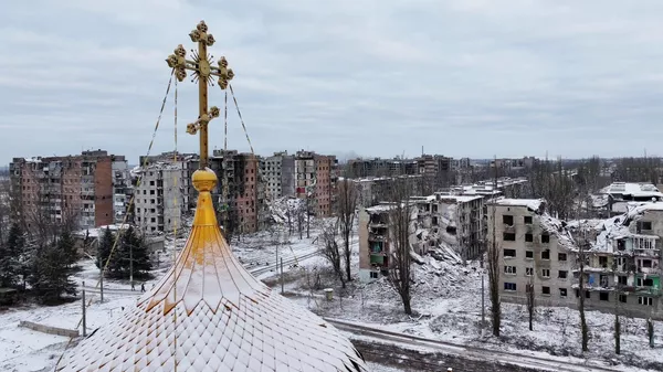 Разрушенные жилые дома на одной из улиц в Авдеевке - اسپوتنیک افغانستان  