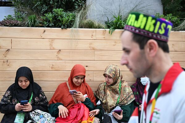 شرکت کنندگان جشنواره جهانی جوانان در قلمرو فدرال &quot;سیریوس&quot;. جشنواره جهانی جوانان (WYF) از 1 تا 7 مارچ برگزار می شود. - اسپوتنیک افغانستان  