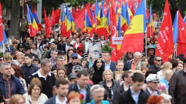Празднование 79-й годовщины Победы в Великой Отечественной войне в Кишиневе - اسپوتنیک افغانستان  