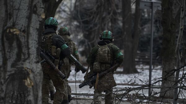 Украинские военнослужащие. Архивное фото - اسپوتنیک افغانستان  