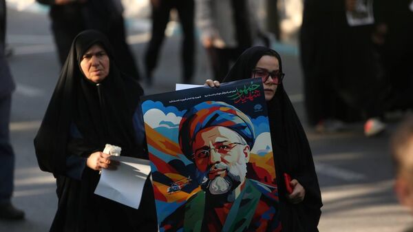 وداع با ابراهیم رئیسی، رئیس جمهور فقید ایران در تهران - اسپوتنیک افغانستان  