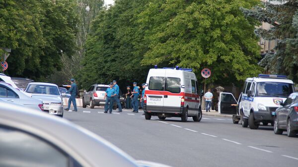 На месте взрыва в Луганске - اسپوتنیک افغانستان  