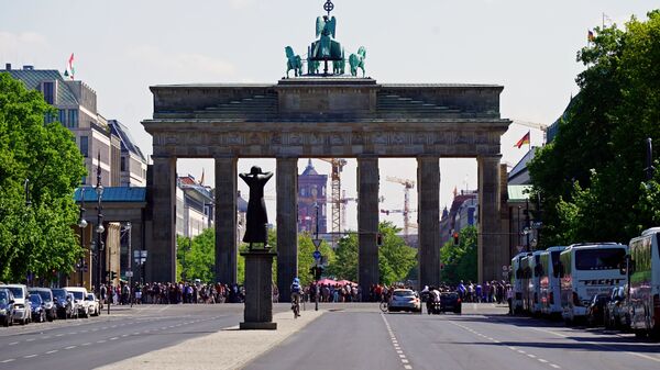Вид на Бранденбургские ворота в Берлине - اسپوتنیک افغانستان  