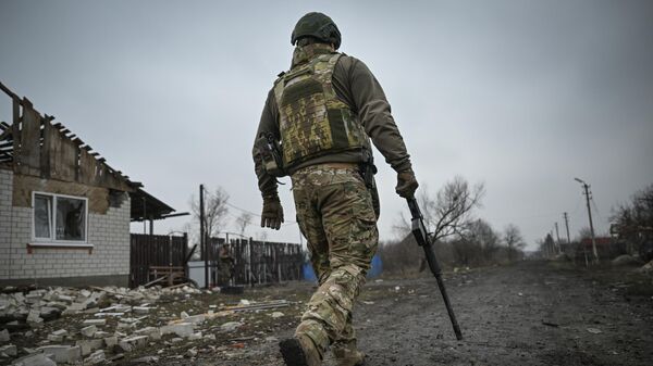 Хутор Агроном в Суджанском районе Курской области, освобожденный российскими Вооруженными силами от подразделений ВСУ, Россия - اسپوتنیک افغانستان  