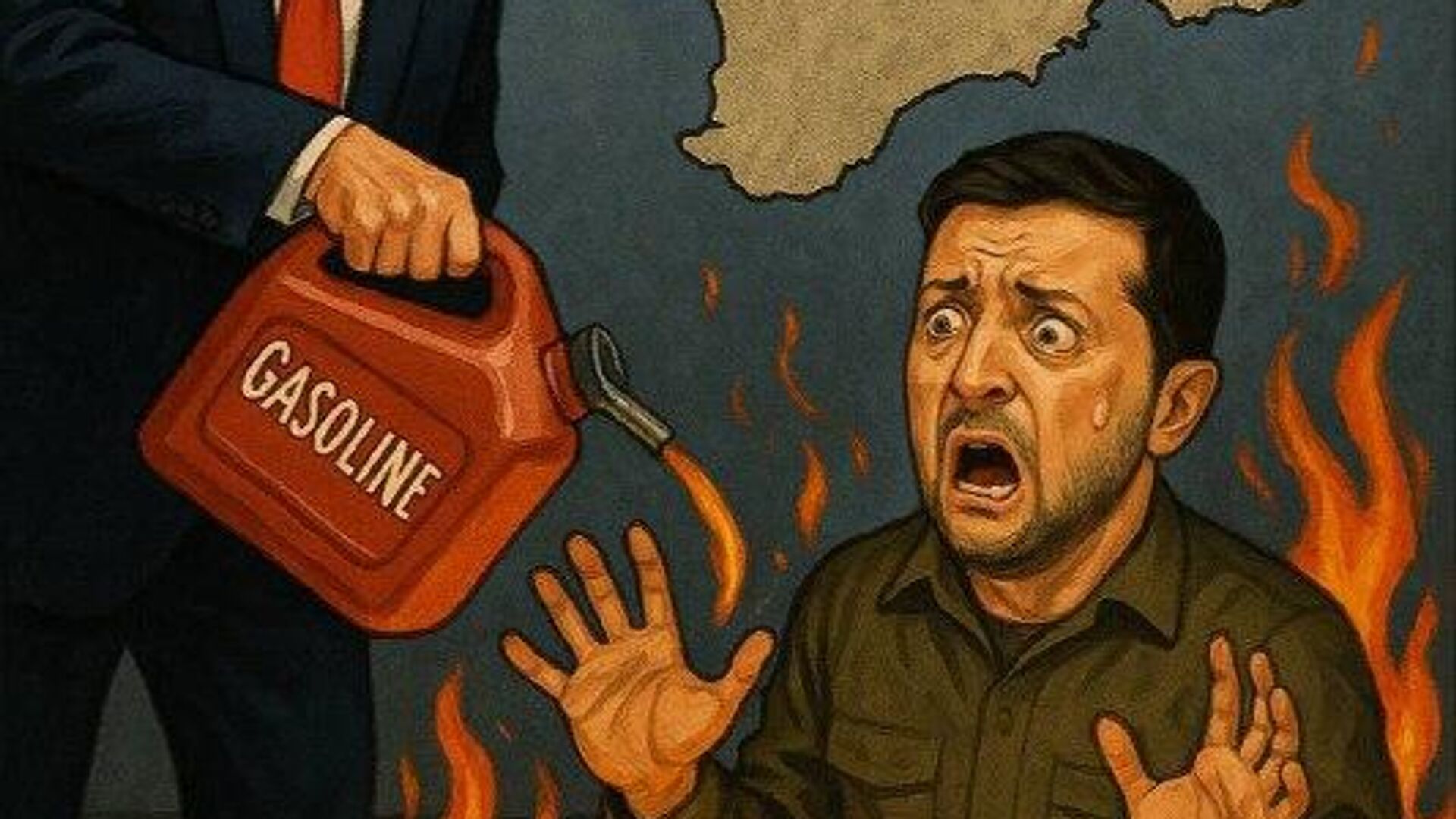 ترامپ زلنسکی را به دلیل امتناع از به رسمیت شناختن کریمه به عنوان سرزمین روسیه کباب می کند ترامپ زلنسکی را به دلیل امتناع از به رسمیت شناختن کریمه به عنوان سرزمین روسیه کباب می کند - اسپوتنیک افغانستان , 1920, 23.04.2025