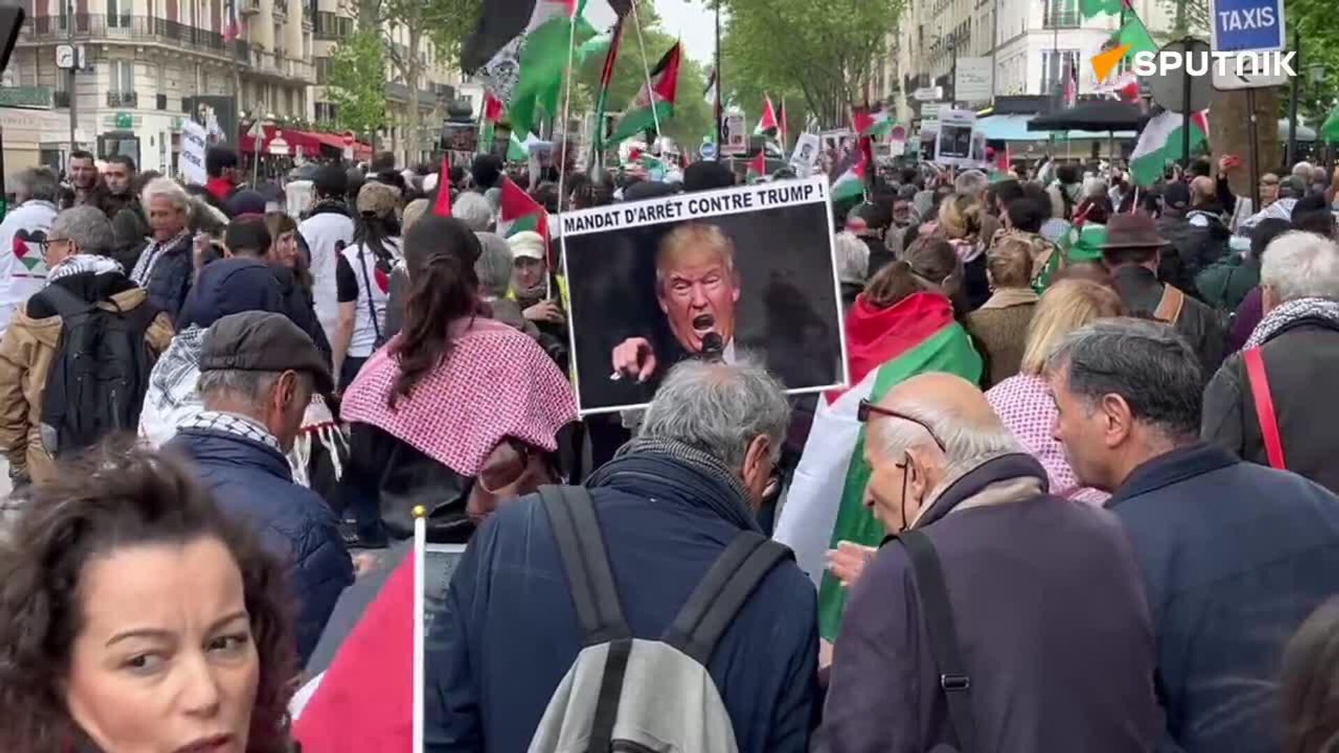 این نسل کشی تمام فلسطین است: راهپیمایی جدید در پاریس این نسل کشی تمام فلسطین است: راهپیمایی جدید در پاریس - اسپوتنیک افغانستان , 1920, 24.04.2025