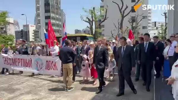 مراسم هنگ جاویدان در سفارت روسیه در جاپان - اسپوتنیک افغانستان  