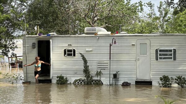 flooding in Texas - اسپوتنیک افغانستان  