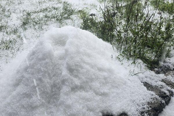 باران و برف شهر مهال مدا در اتیوپی را پوشاند - اسپوتنیک افغانستان  