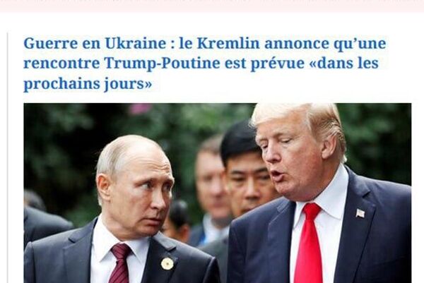 خبر ملاقات پوتین و ترامپ تیتر اول رسانه های جهانی - اسپوتنیک افغانستان  