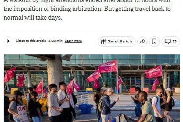 دیدار الاسکا و اعتصابات در کاناد؛ تیتر امروز رسانههای خارجی دیدار الاسکا و اعتصابات در کاناد؛ تیتر امروز رسانههای خارجی - اسپوتنیک افغانستان