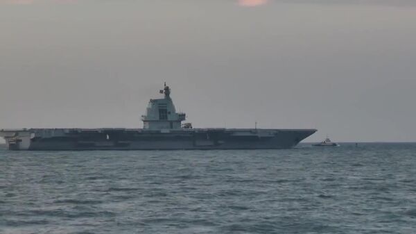 حرکت فوجیان، ناو هواپیمابر چین برای اولین بار به سمت جنوب - اسپوتنیک افغانستان  