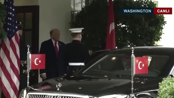 اردوغان برای دیدار با ترامپ وارد کاخ سفید شد - اسپوتنیک افغانستان  