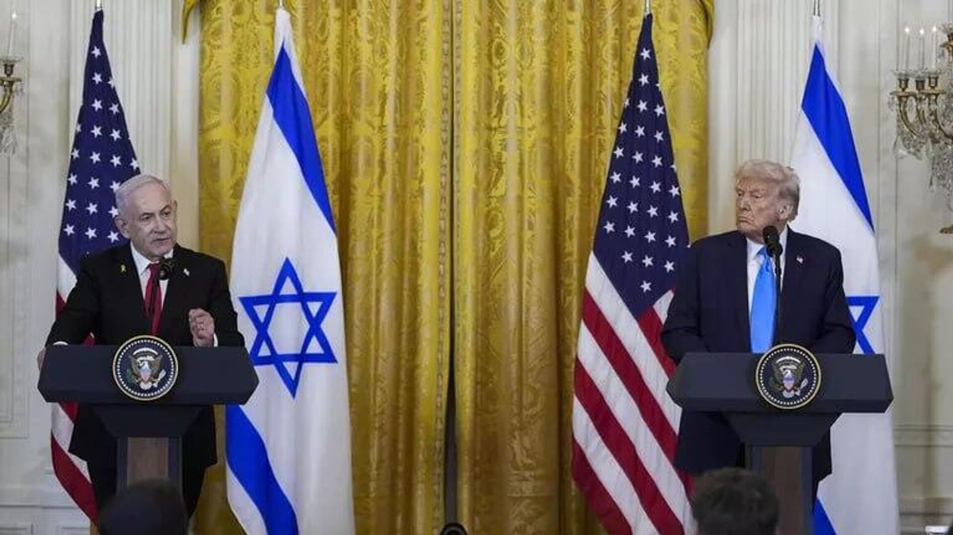 کاخ سفید اعلام کرد ترامپ و نتانیاهو امیدوارند طرح صلح غزه را در دیدار امروز نهایی کنند کاخ سفید اعلام کرد ترامپ و نتانیاهو امیدوارند طرح صلح غزه را در دیدار امروز نهایی کنند - اسپوتنیک افغانستان , 1920, 29.09.2025