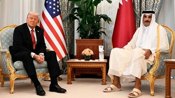 دیدار ترامپ با امیر قطر پیش از ورود نتانیاهو به کاخ سفید - اسپوتنیک افغانستان  