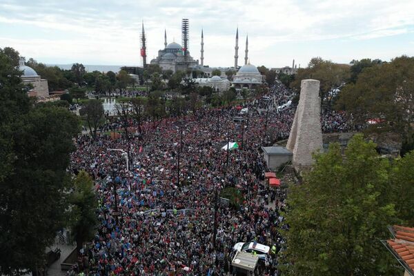 راهپیمایی گسترده در حمایت از «ناوگان پایه داری و مقاومت» راهپیمایی گسترده در حمایت از «ناوگان پایه داری و مقاومت» - اسپوتنیک افغانستان