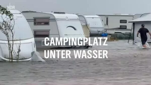 طوفان دتلف آخر هفته باران شدیدی را در آلمان به همراه داشت - اسپوتنیک افغانستان  