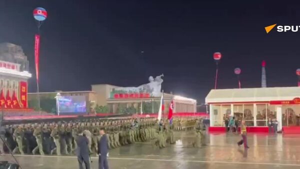 شرکت در رژه نظامی در پیونگ یانگ - اسپوتنیک افغانستان  