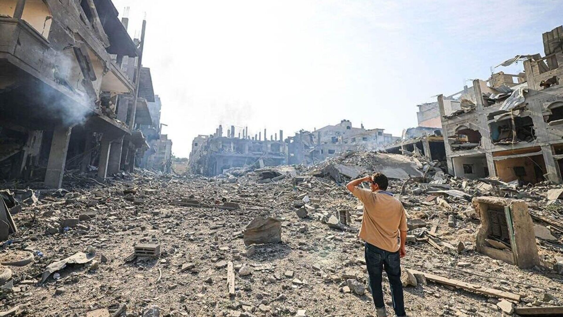 ⭕اسرائیل 47 بار آتشبس در غزه را نقض کرده است ⭕اسرائیل 47 بار آتشبس در غزه را نقض کرده است - اسپوتنیک افغانستان , 1920, 18.10.2025