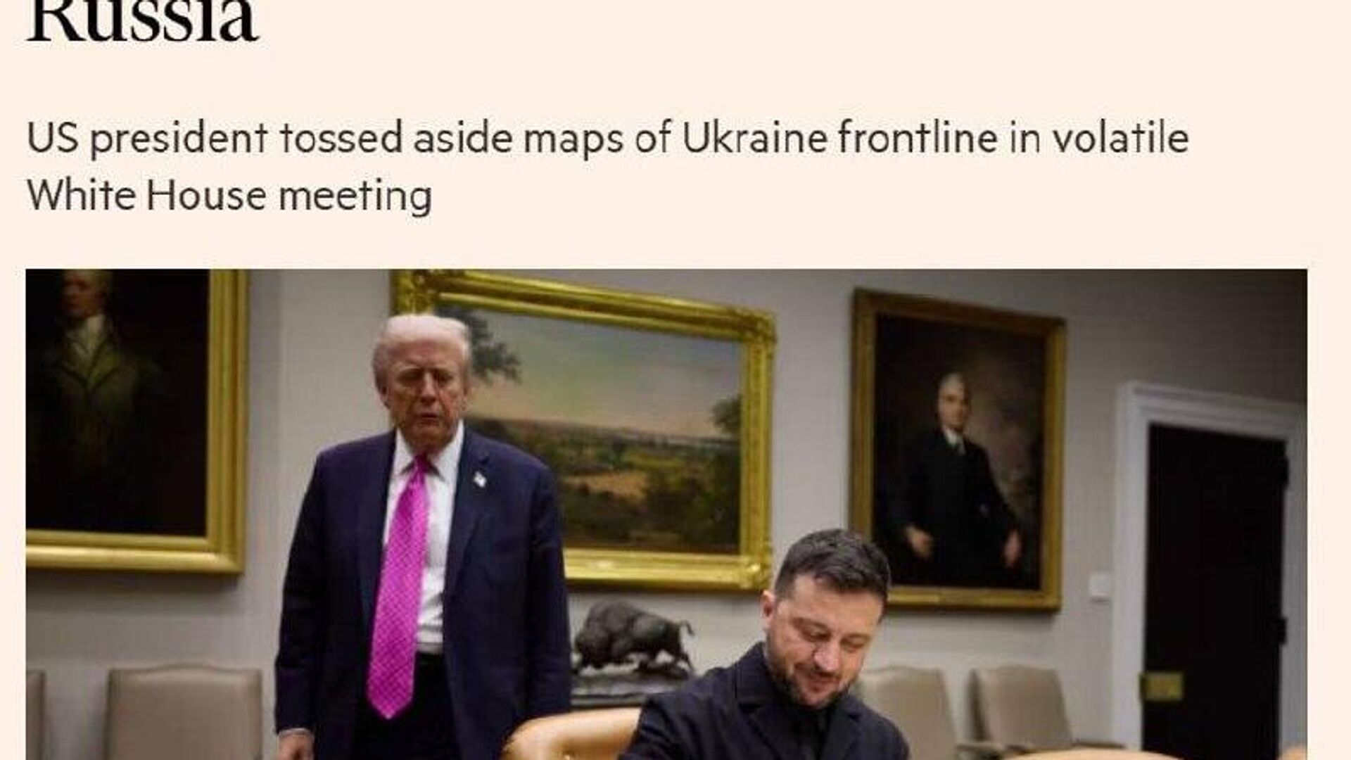 رسانه غربی اعلام نمود که دیدار بین ترامپ و زلنسکی پرتنش بوده است رسانه غربی اعلام نمود که دیدار بین ترامپ و زلنسکی پرتنش بوده است - اسپوتنیک افغانستان , 1920, 19.10.2025