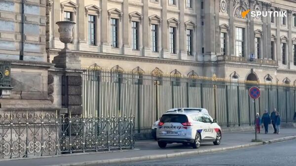 پنجره‌ای که سارقان از طریق آن وارد موزیم لوور شدند - اسپوتنیک افغانستان  