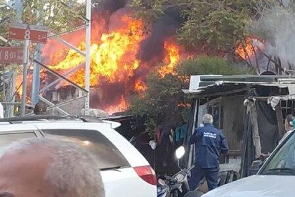 تصاویری ازحمله پهپادی اسرائیل به جنوب لبنان - اسپوتنیک افغانستان  