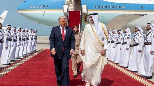⭕دیدار ترامپ در دوحه با امیر قطر - اسپوتنیک افغانستان  