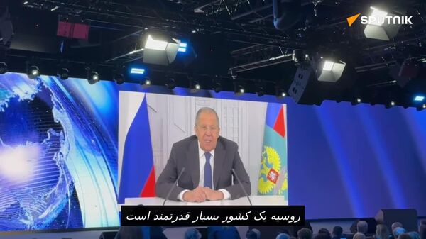 سخنرانی سرگئی لاوروف، وزیر امور خارجه روسیه، در مجمع بین‌المللی همکاری - اسپوتنیک افغانستان  