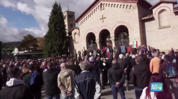 راهپیمایی در زادگاه بنیتو موسولینی - اسپوتنیک افغانستان  