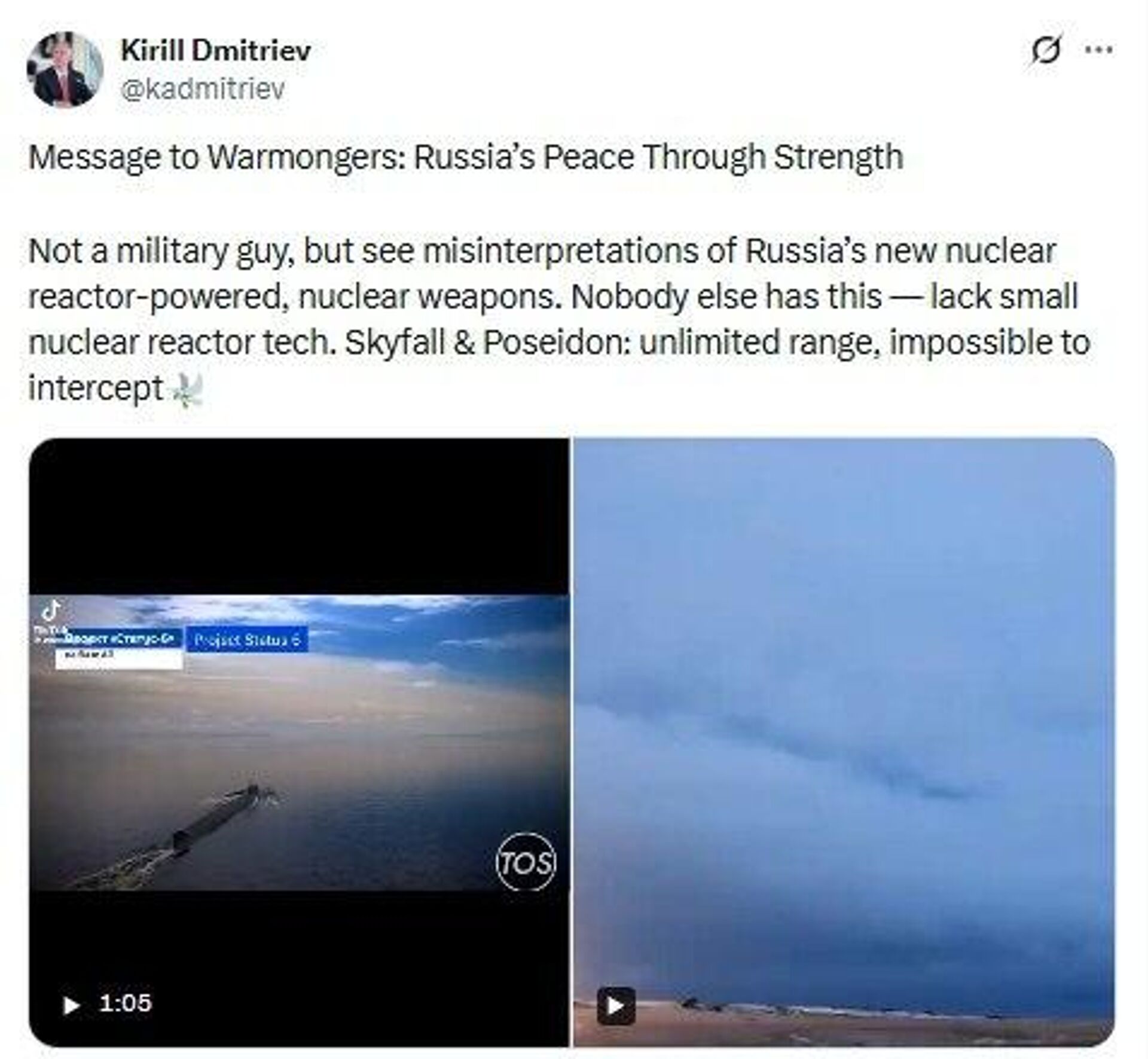 نماینده ویژه پوتین خطاب به جنگ‌طلبان: صلح روسیه از طریق قدرت - اسپوتنیک افغانستان  , 1920, 31.10.2025